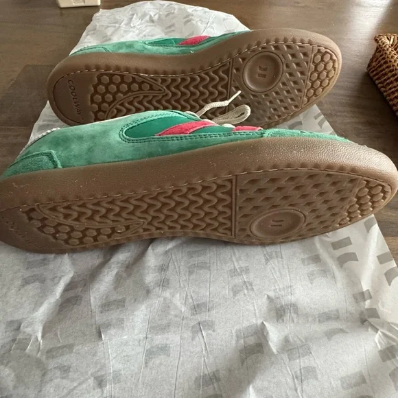 Coolway Vibrant Green and Coral Sneakers Size 41/10 NWT - Picture 7 of 12